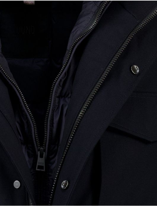 Duno Parma winterjas waterdicht navy