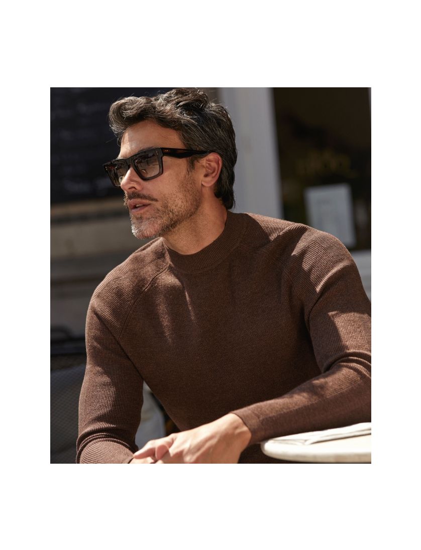 trui Blue industry bruin