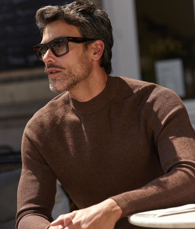 trui Blue industry bruin