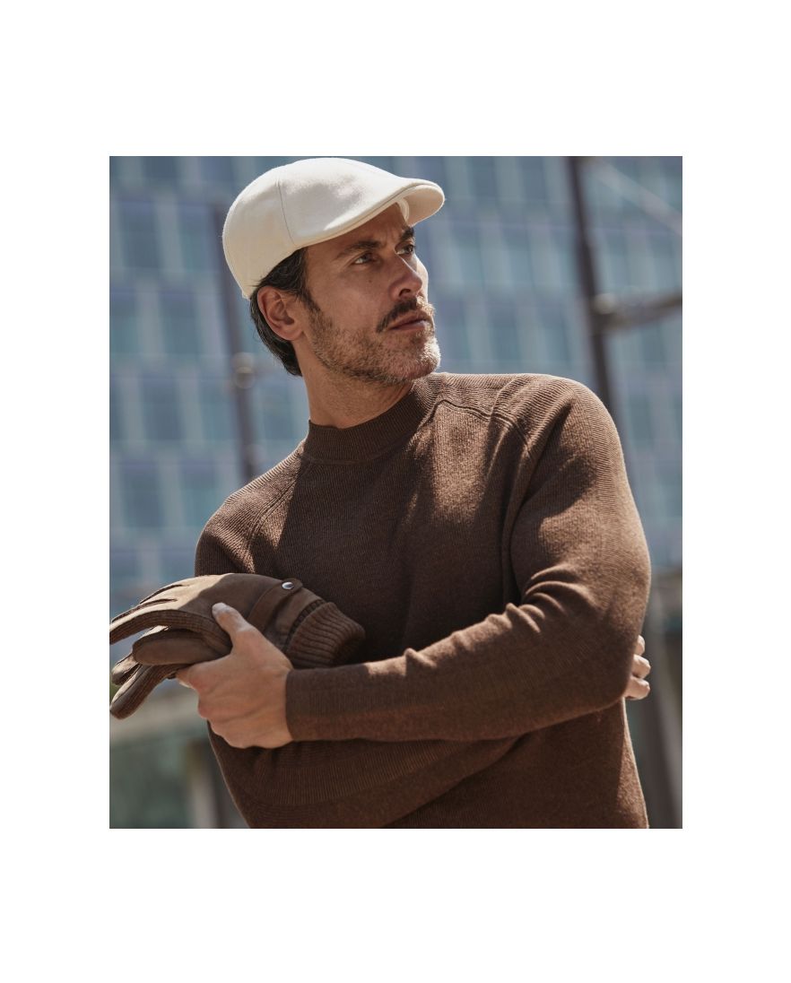 Blue industry trui bruin