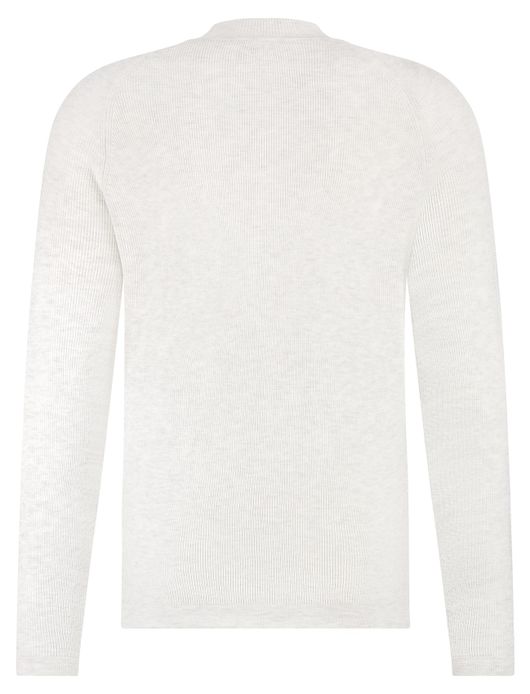 Blue industry trui wit