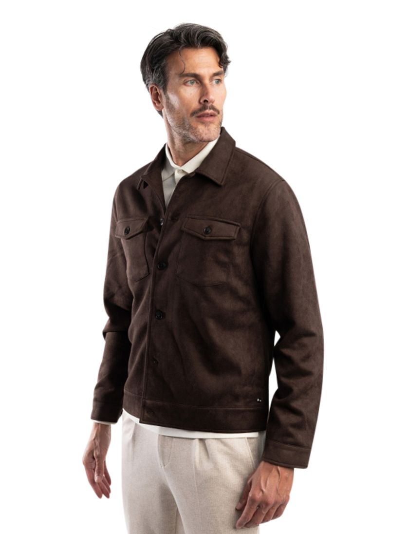 Overshirt Blue Industry bruin