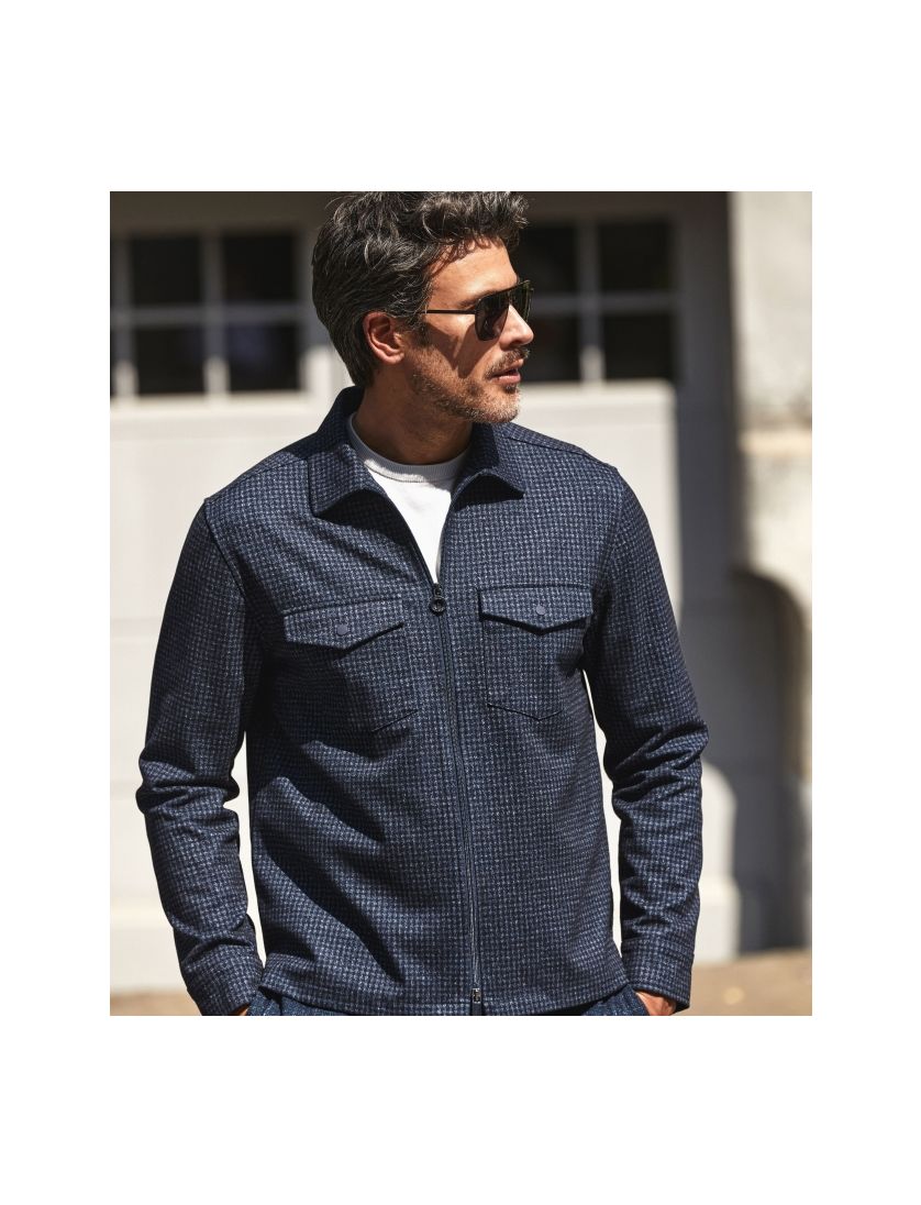 Overshirt Blue industry donkerblauw