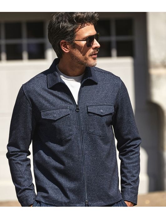 Overshirt donkerblauw Blue industry