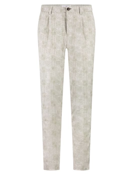 Blue Industry broek groen geruit