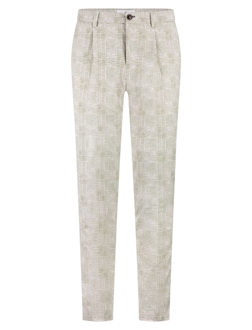 Blue Industry broek groen geruit