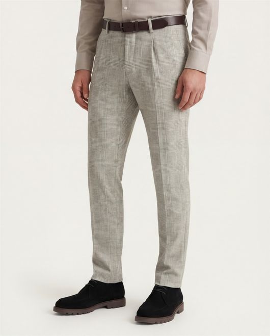 Blue Industry broek groen geruit