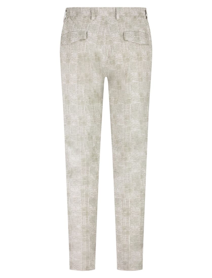 Blue Industry broek groen geruit