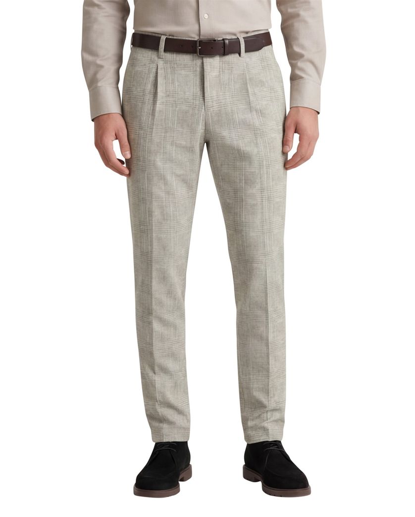 Blue Industry broek groen geruit