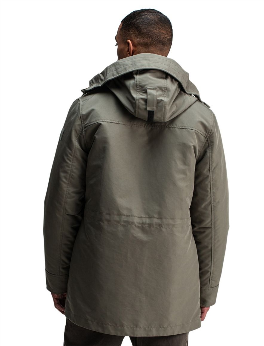 Butcher of Blue winterjas groen met capuchon