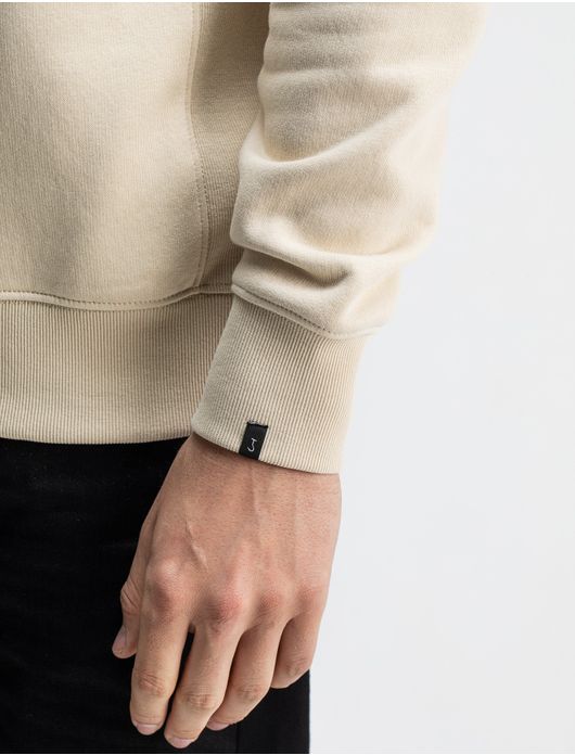 Butcher of Blue sweater creme effen katoen