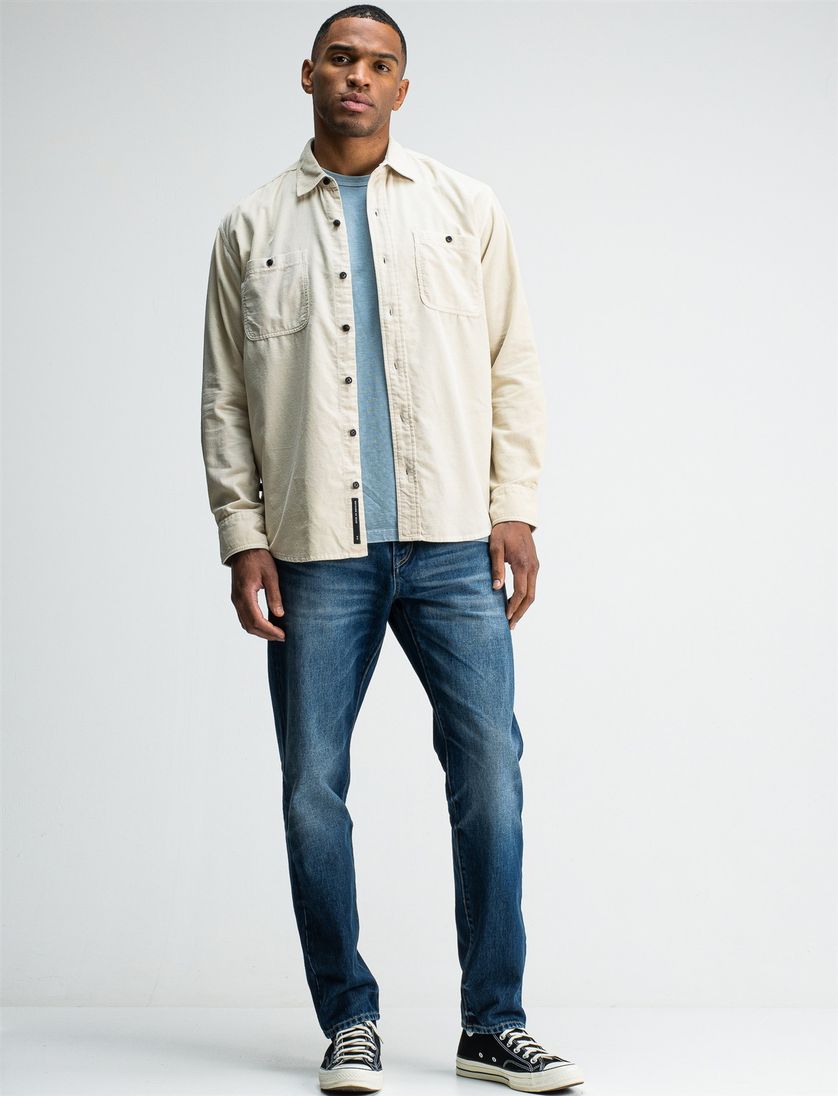 Butcher of Blue overshirt beige katoen