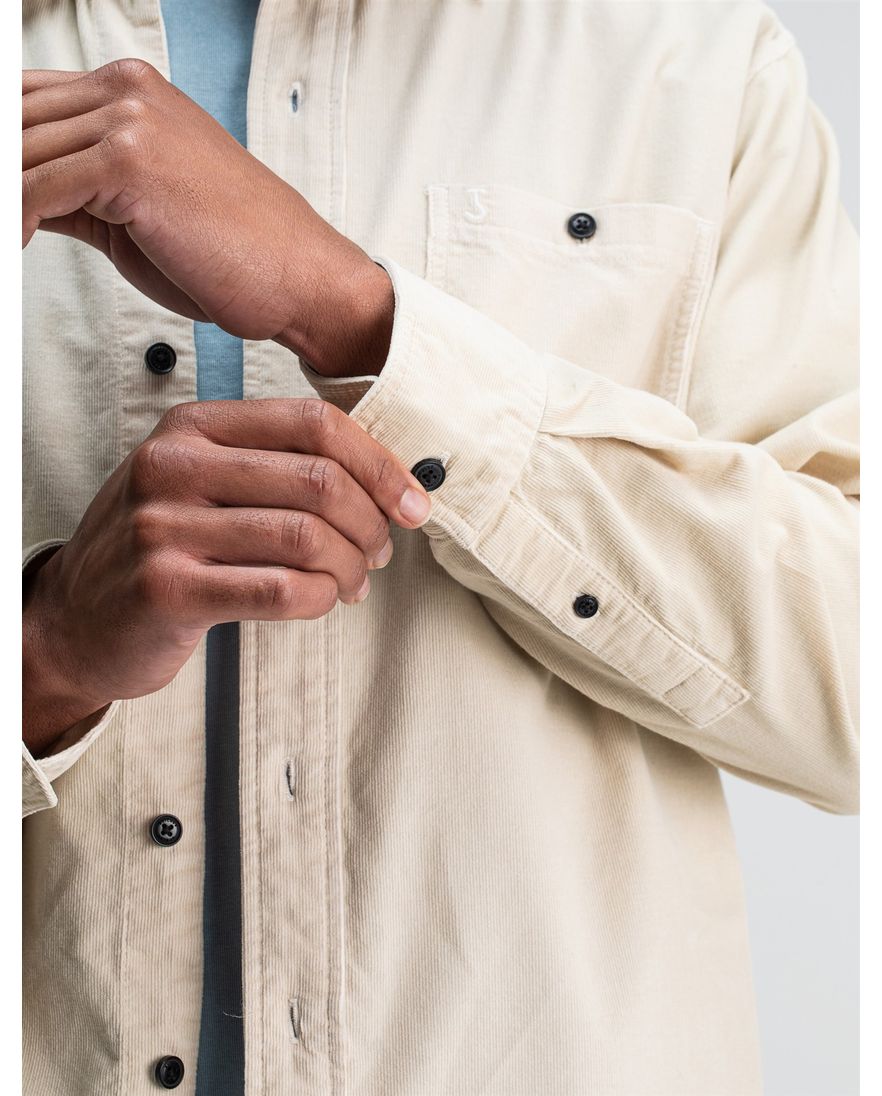 Butcher of Blue overshirt beige katoen