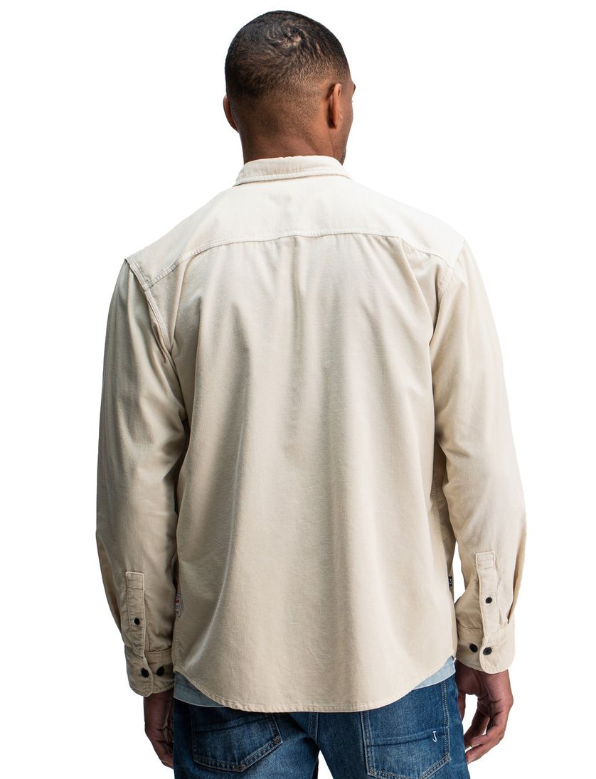Butcher of Blue overshirt beige katoen