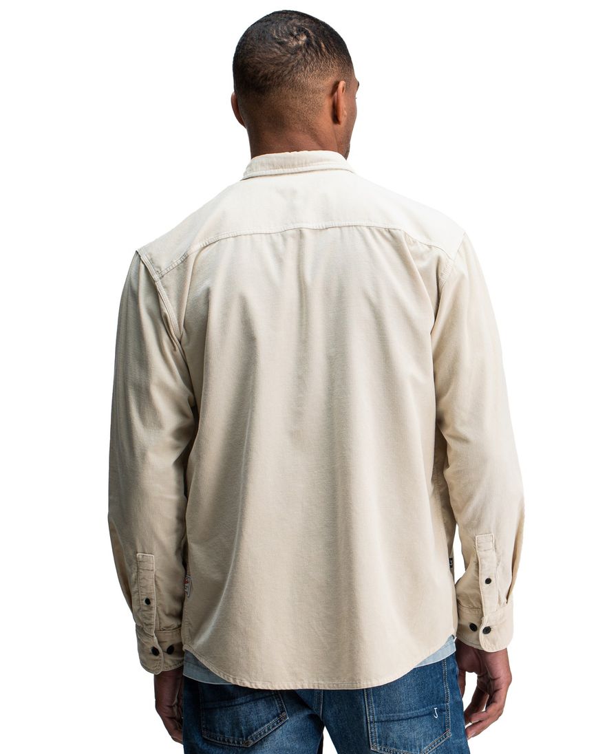 Butcher of Blue overshirt beige katoen