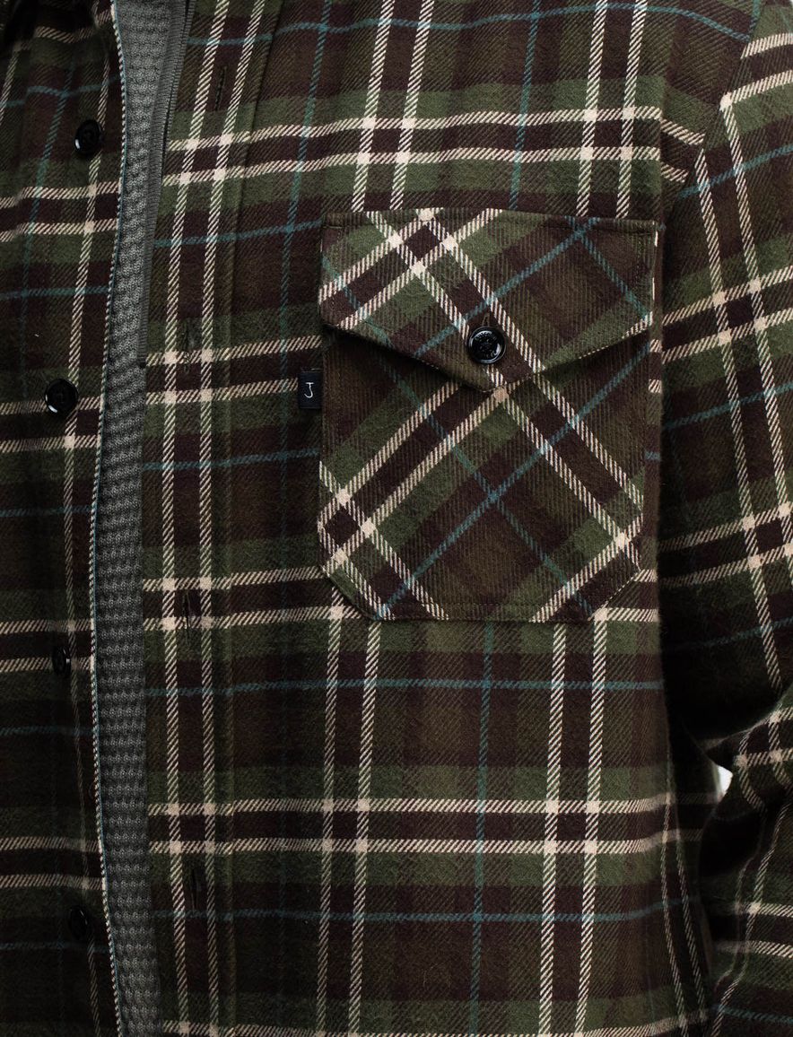 Butcher of Blue overshirt forest green