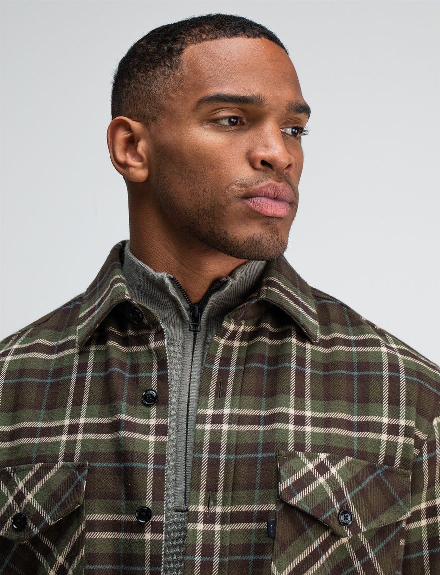 Butcher of Blue overshirt forest green