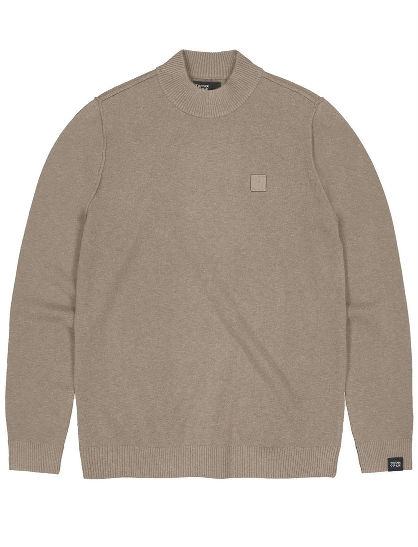 Butcher of Blue trui bruin effen