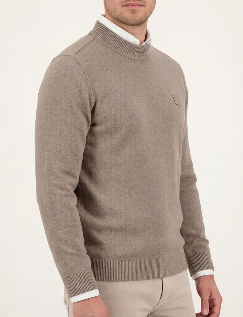 Butcher of Blue trui bruin effen