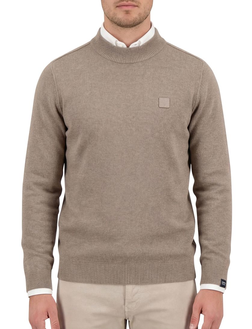 Butcher of Blue trui bruin effen