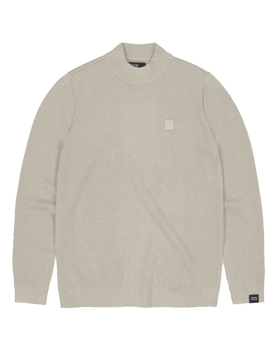 Butcher of Blue trui beige turtleneck