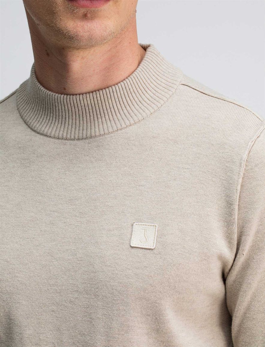Butcher of Blue trui beige turtleneck