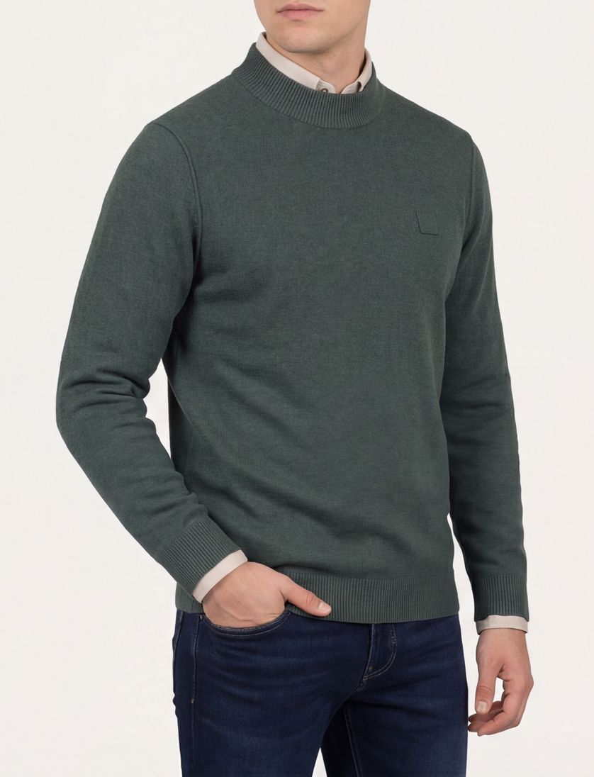 Butcher of Blue trui groen effen