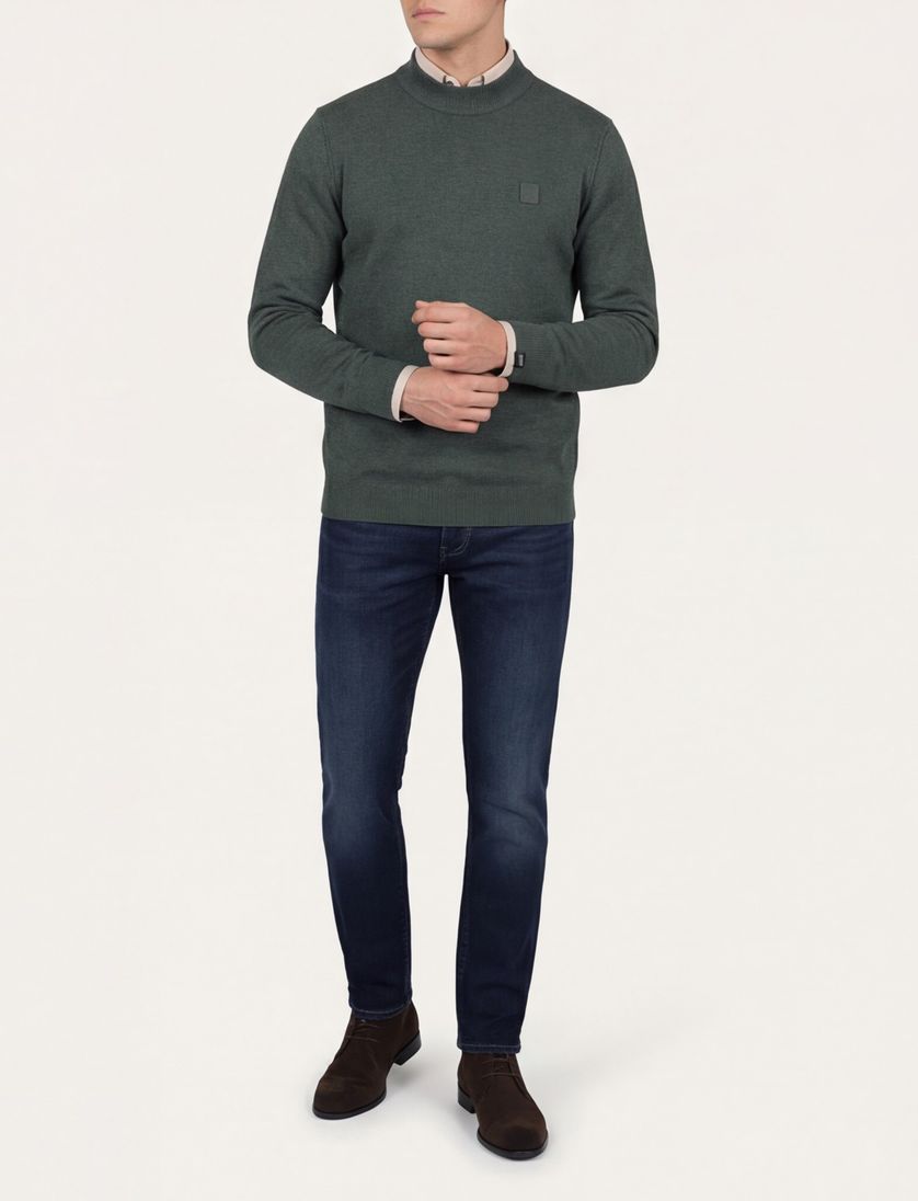 Butcher of Blue trui groen effen