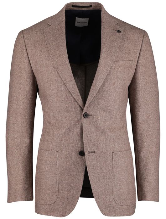 Roy Robson colbert bruin effen normale fit