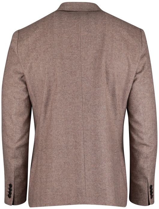 Roy Robson colbert bruin effen normale fit