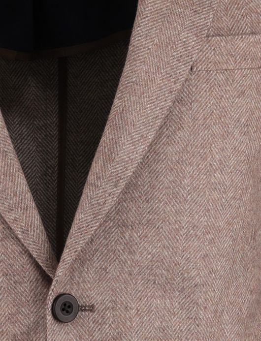 Roy Robson colbert bruin effen normale fit