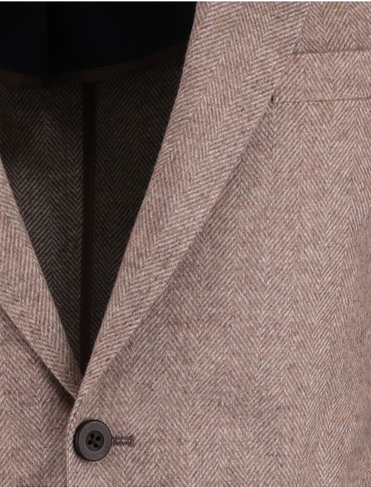 Roy Robson colbert bruin effen normale fit