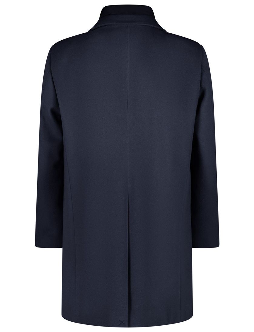 Manteljas scheerwol lang Roy Robson donkerblauw