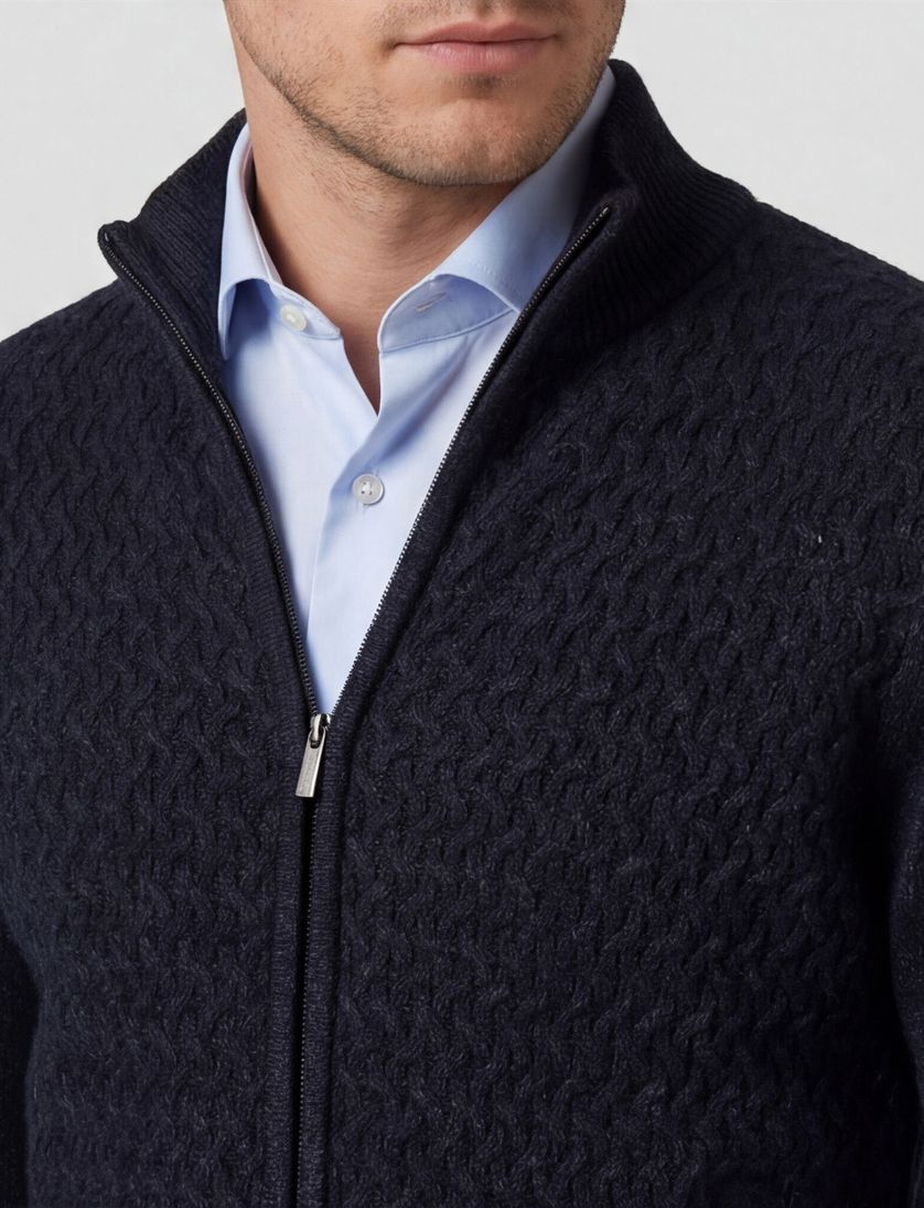 Vest baileys gebreid navy