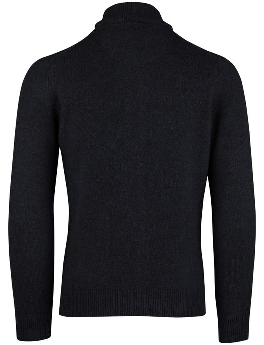 Navy Baileys vest gebreid