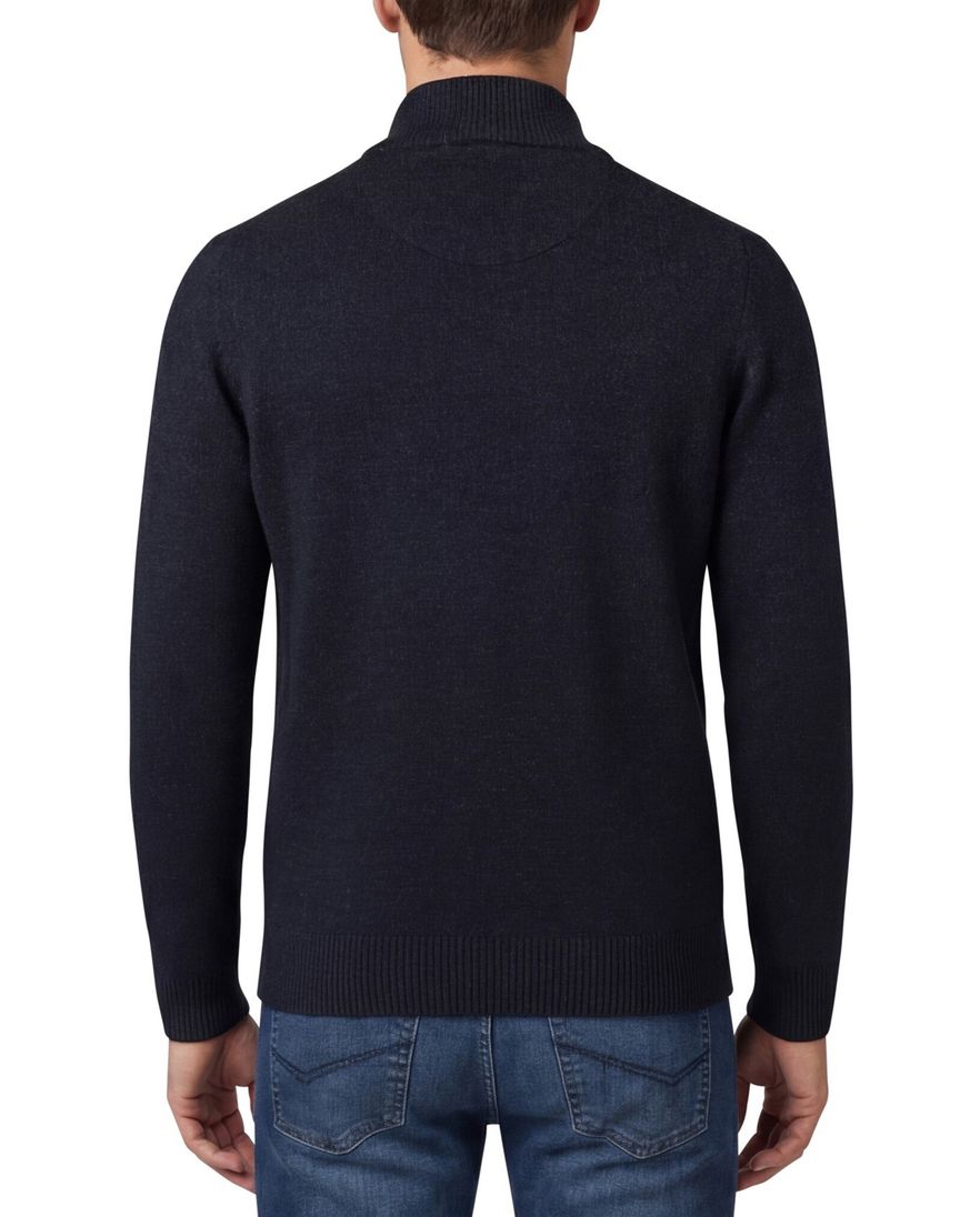 Navy Baileys vest gebreid