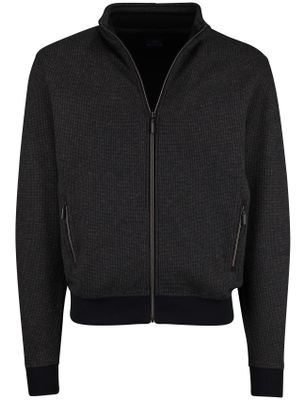 Baileys Baileys vest donkerblauw normale fit katoen effen