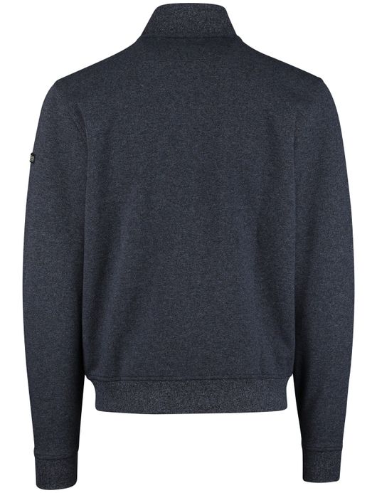 Baileys vest katoen navy effen normale fit