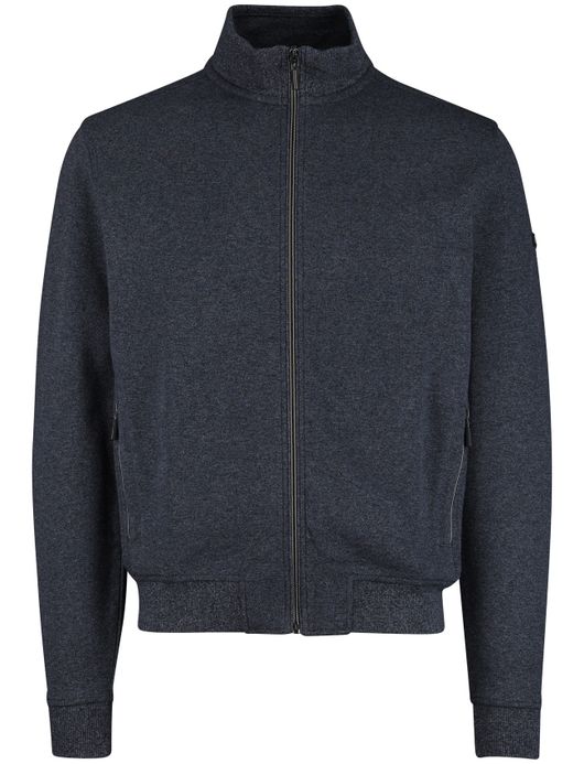 Baileys vest katoen navy effen normale fit