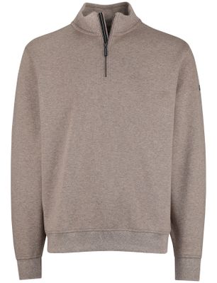 Baileys Baileys half zip beige normale fit katoen