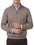 Baileys half zip sweater melange beige