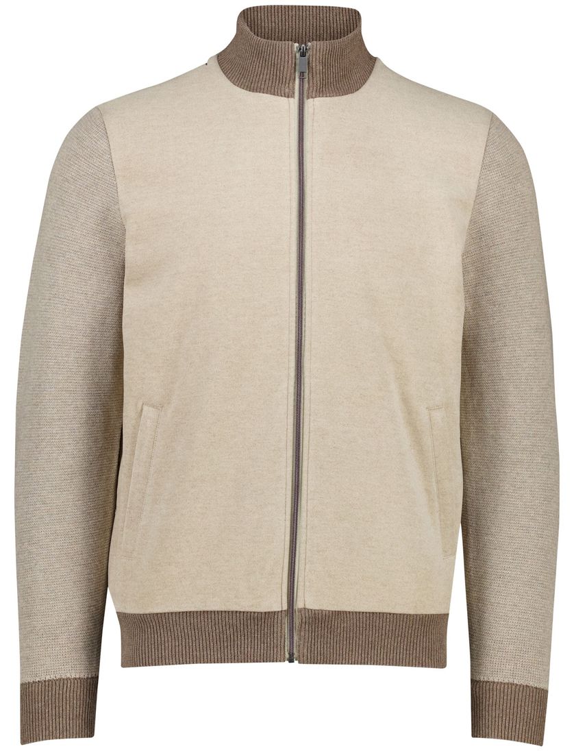 Baileys licht gevoerde vest rits beige