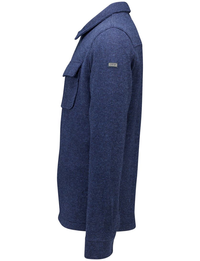 Overshirt Baileys donkerblauw dubbele borstzak
