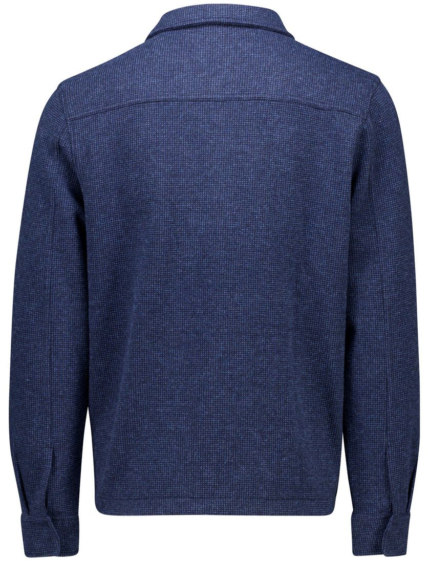 Overshirt Baileys donkerblauw dubbele borstzak