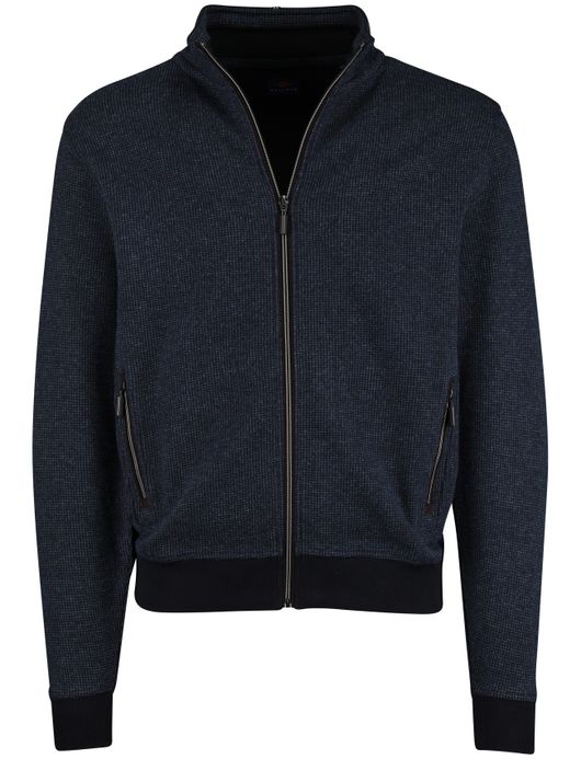 Baileys vest normale fit katoen navy