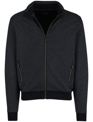 Baileys Baileys navy effen vest katoen normale fit