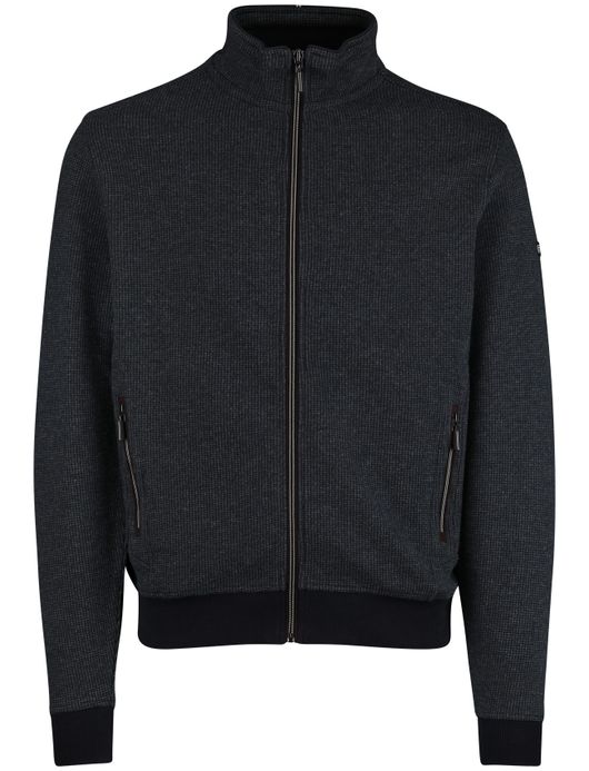 Baileys vest effen navy normale fit