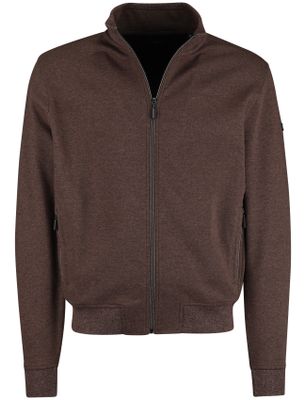 Baileys Katoenen vest bruin effen Baileys normale fit