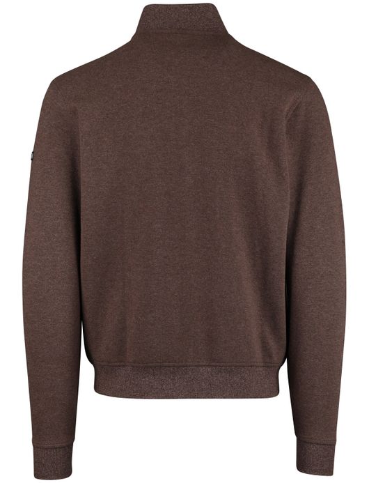 Baileys vest bruin effen normale fit katoen