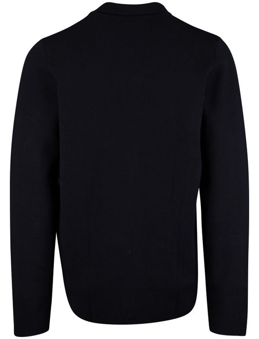 Baileys vest normale fit katoen extra lang donkerblauw